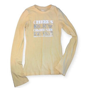 Vintage y2k American eagle long sleeve baby tee